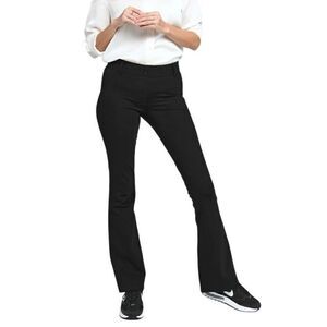 Betabrand‎ Classic Dress Pant Yoga Pant Bootcut Black Medium Long NWT